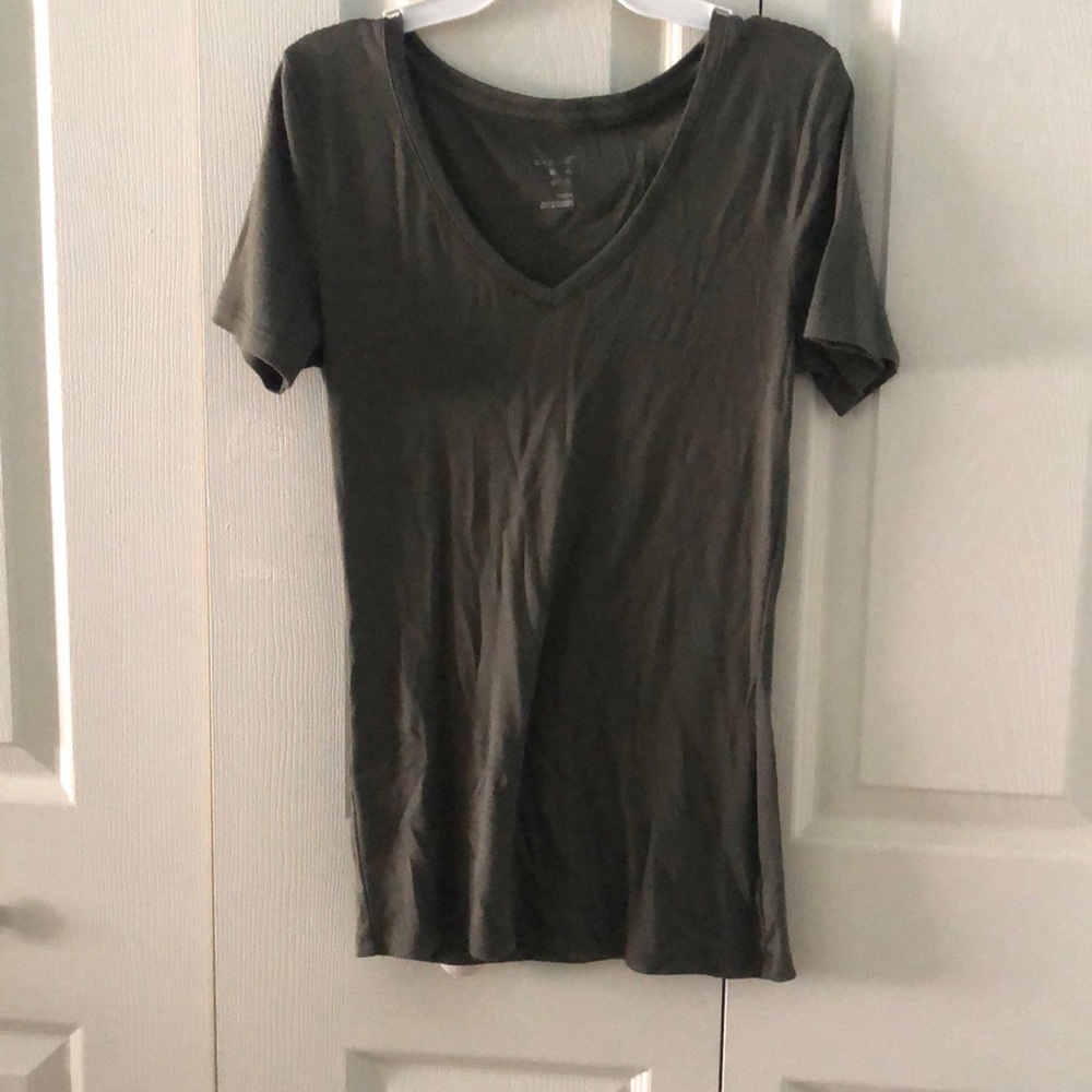 A New Day Olive V Neck T Shirt!!